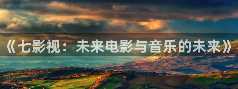 邯郸南瓜：《七影视：未来电影与音乐的未来》